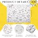 PerKoop 300 Pcs 10 x 83 Inch Deli Wax Paper Sheets Sandwich Wrapping Paper Sheets Mexican Festival Picnic Basket Liners for Food Greaseproof Breads Burgers Bakery Tissue Kitchen White - Image 4