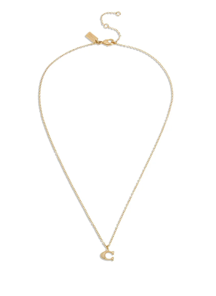 COACH Signature C Starter Necklace