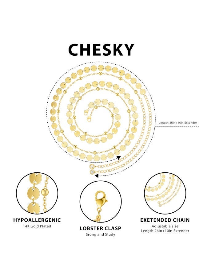 Waist Beads for Women, 14k Gold Plated Waist Chain Cute Body Chain Gold Chain Belt for Womens Belly Chain Dainty Beach Fashion Accessories for Womens Gold Jewelry for Women Gifts - Image 4