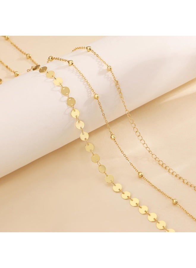 Waist Beads for Women, 14k Gold Plated Waist Chain Cute Body Chain Gold Chain Belt for Womens Belly Chain Dainty Beach Fashion Accessories for Womens Gold Jewelry for Women Gifts - Image 5