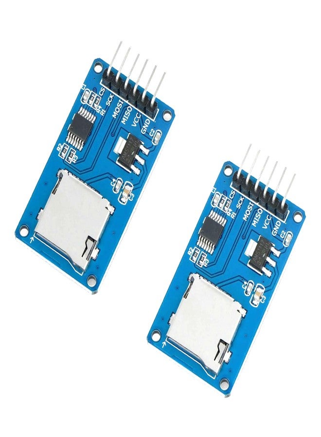 DIYables Micro SD Card Adapter Module Reader for Arduino, ESP32, ESP8266, Raspberry Pi, 2 Pieces - Image 1
