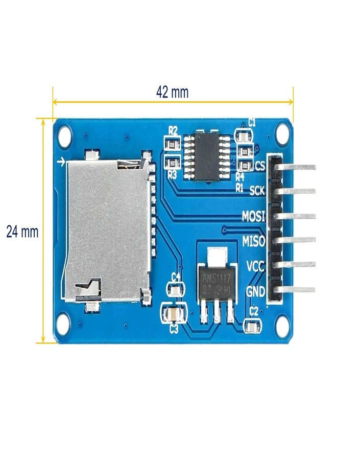 DIYables Micro SD Card Adapter Module Reader for Arduino, ESP32, ESP8266, Raspberry Pi, 2 Pieces - Image 5