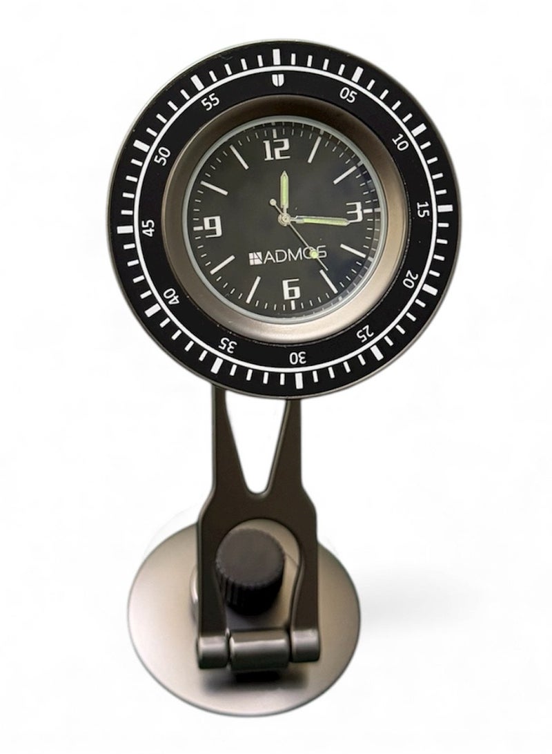 Admos Strong and flexible car phone holder with a luxury integrated clock, ADOMS brand - Image 3