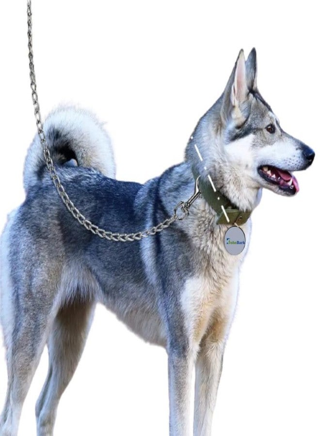 BohoBark Heavy Weight Stainless Steel Long Chain for Heavy Dog Breeds Animals Silver Chain (L - 60 inch) No.4 (Pack of 1) - Image 5