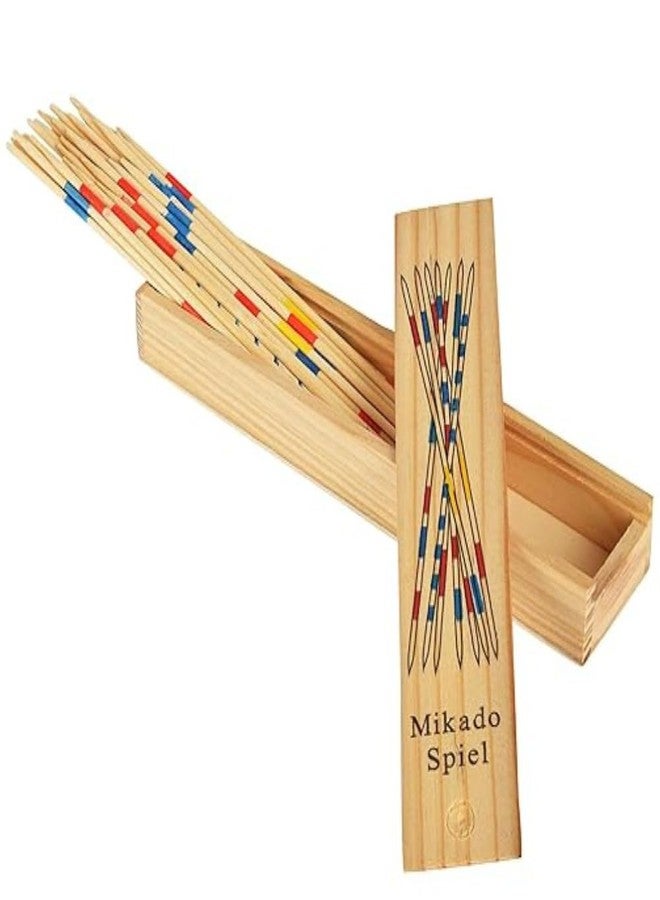 SubiMouIQ لعبة SubiMouIQ Mikado | 31 عصا خشبية للعب | أفضل هدية تذكارية | لعبة لوحية عائلية داخلية ممتعة للكبار والصغار من عمر 5 سنوات فما فوق (عبوة واحدة) - Image 4