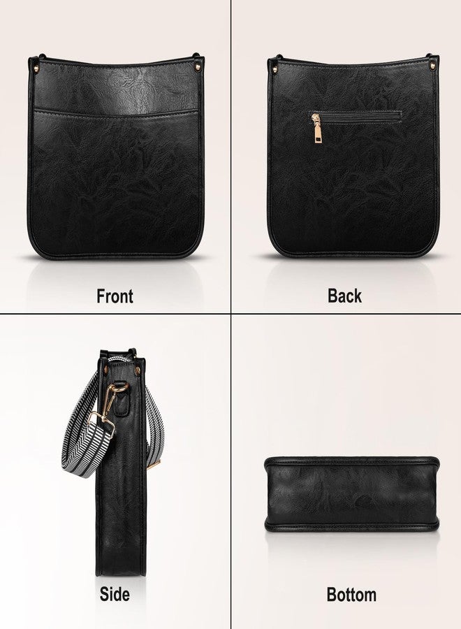 ISEYOU Crossbody Bags for Women, Vegan Leather Crossbody Purse with 2PCS Adjustable Strap, Trendy Cross Body Bag with Zipper, Multiple Pockets Handbags Shoulder Bag for Daily Work Travel - Image 3
