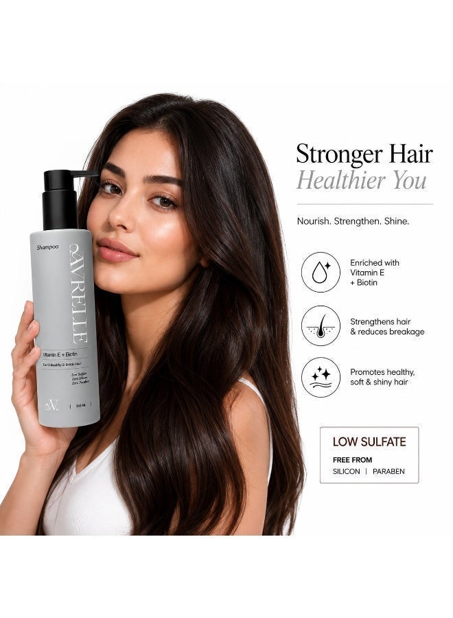 Avrelle Vitamin E & Biotin Anti-Breakage Shampoo, 250ml - Image 2