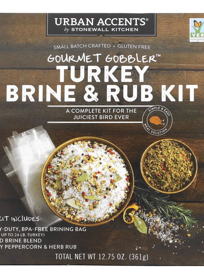 URBAN ACCENTS - Gourmet Gobbler Turkey Brine & Rub Kit 12.75 oz (361 g) - Image 1