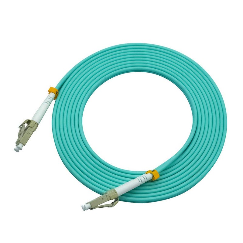 Jeirdus كابل ألياف بصرية متعدد الوضع 10G OM3 بطول 1 متر 3 قدم LC إلى LC مزدوج 50/125 - Image 3