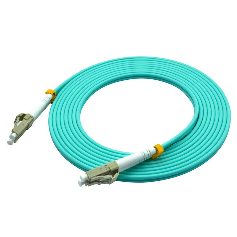 Jeirdus كابل ألياف بصرية متعدد الوضع 10G OM3 بطول 1 متر 3 قدم LC إلى LC مزدوج 50/125 - Image 4