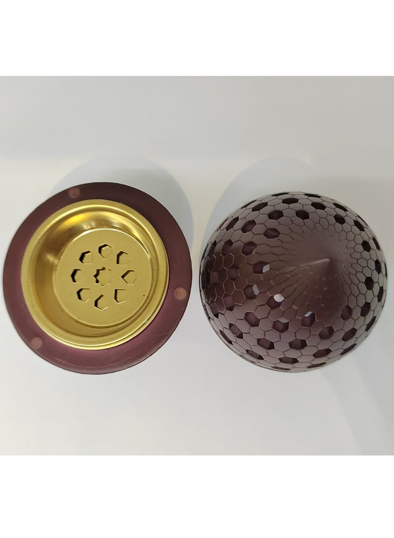 Radin Charcoal Incense Burner, Bakhoor Burner, Oud Frankincense Resin Incense Burner - for Yoga, Spa and Aromatherapy, Office & Home Decor - Image 3