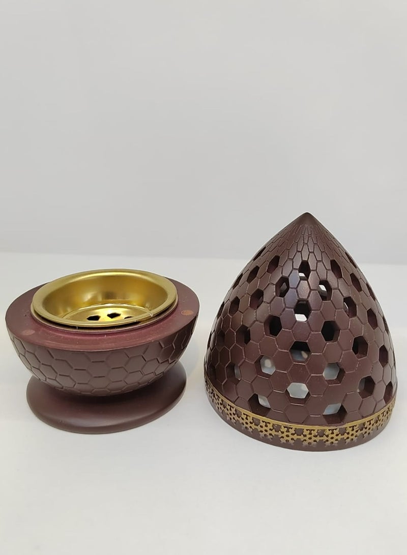 Radin Charcoal Incense Burner, Bakhoor Burner, Oud Frankincense Resin Incense Burner - for Yoga, Spa and Aromatherapy, Office & Home Decor - Image 2