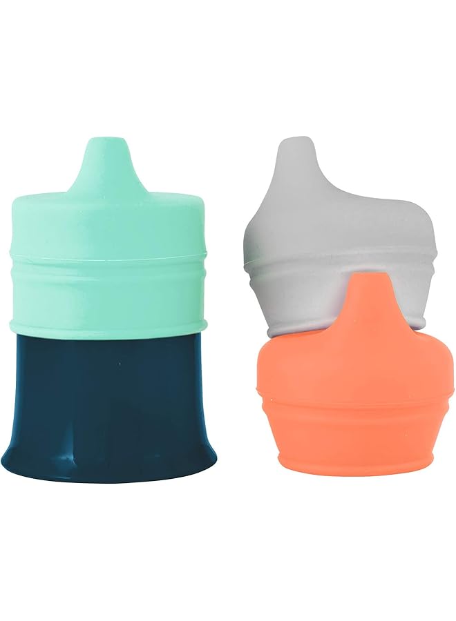 بون أغطية فوهة شرب من السيليكون قابلة للتمدد وقابلة لإعادة الاستخدام مع حاويات للأولاد - Image 1