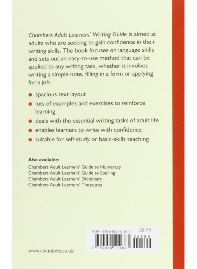 Chambers Adult Learners' Writing Guide - Image 2