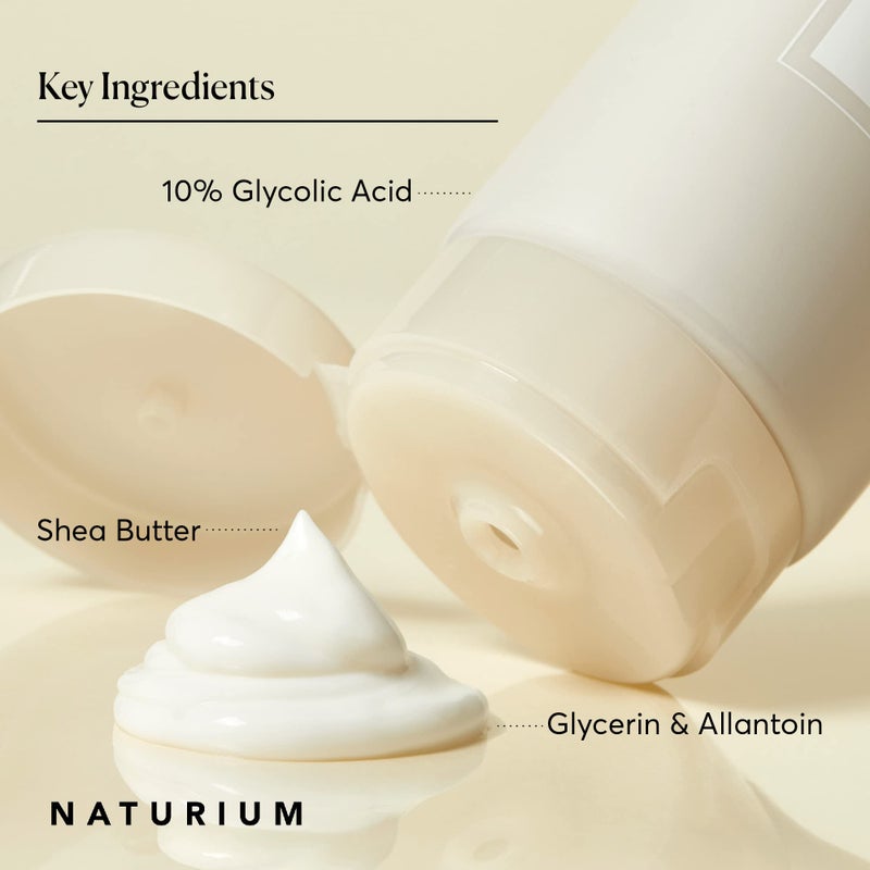 Naturium The Smoother Glycolic Acid Body Lotion, Resurfacing & Exfoliating Treatment, with 10% Glycolic Acid, 8 oz - Image 4