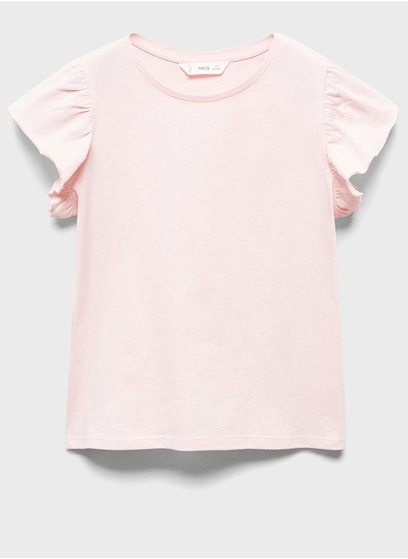 MANGO - Kids Ruffle T-Shirt - Image 1