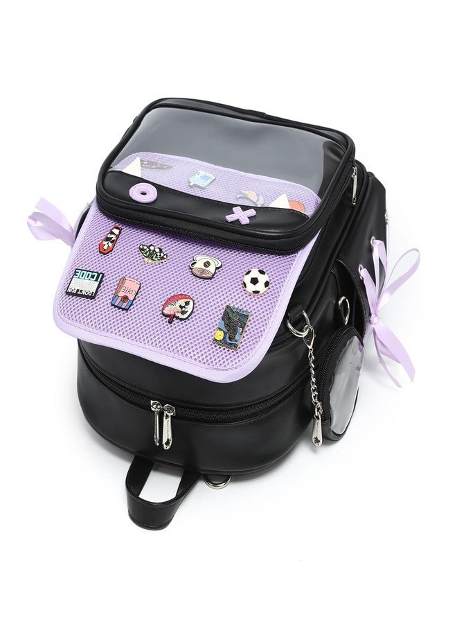 CHERRY SAUCE Halloween Purse Terror Sling Ita Bag Crossbody Bags PU Leather Backpack Shoulder Bag - Image 3