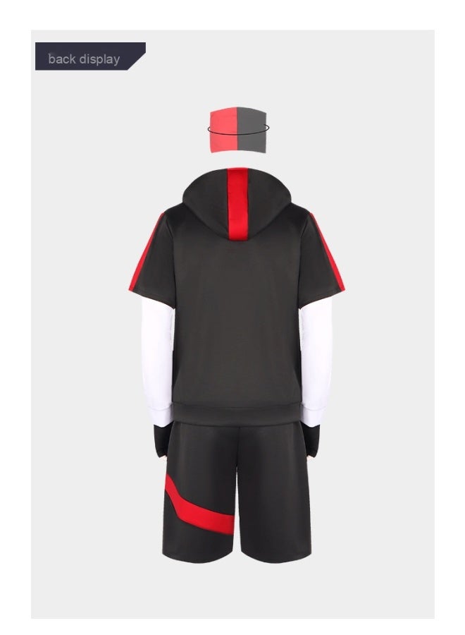 Fortnite Game Ikonik Cos Clothing Game Skin Hoodie Cosplay Halloween Costume Playwear - Image 4