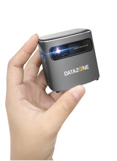 Datazone Smart Mini Portable 1080P HD Projector with Wi-Fi, 2100 Lumen Portable Projector, Built-in Speaker Movie Projector 100 Inch Picture, 1.5-Hour Video Playtime Works with iPhone Airplay  - Image 1