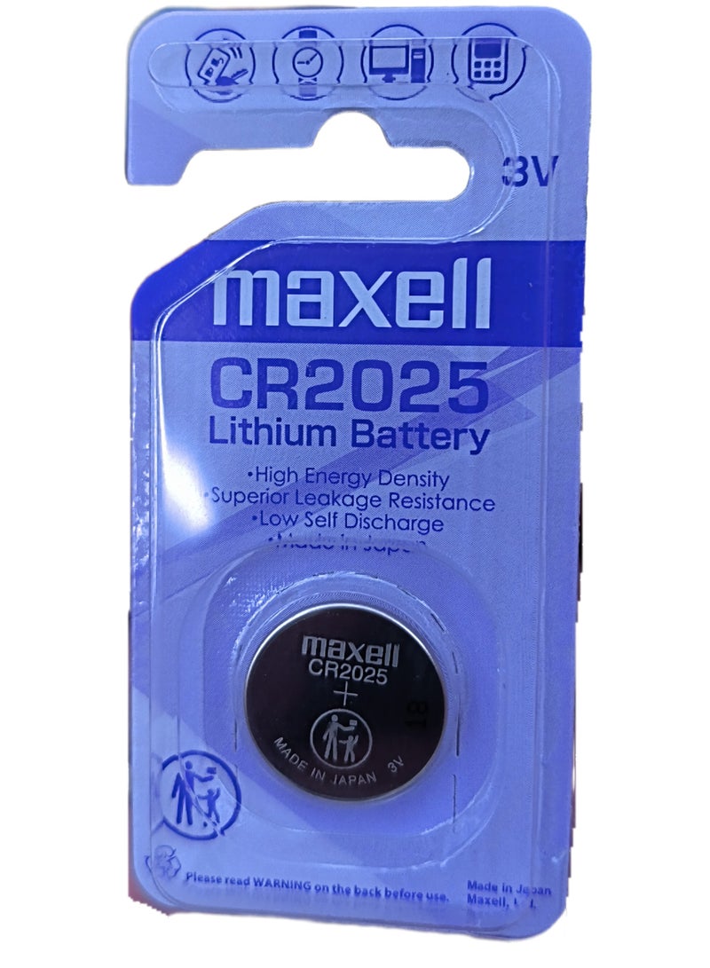 Maxell CR2025 3V Lithium Battery