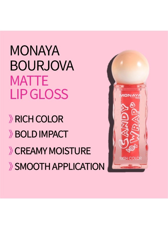 Monaya G013 Candy Wrap Rich Color Lip Gloss - Long-Lasting, Moisturizing, Non-Sticky, 4.5ml, High Shine, Perfect for All-Day Wear - Image 2