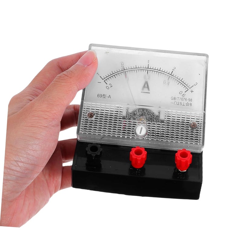 Analog Voltmeter Ammeter Set 2pcs Portable DC Voltage Current Meter School Physics Lab Equipment - Image 5