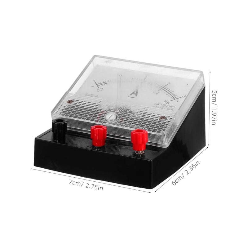 Analog Voltmeter Ammeter Set 2pcs Portable DC Voltage Current Meter School Physics Lab Equipment - Image 3