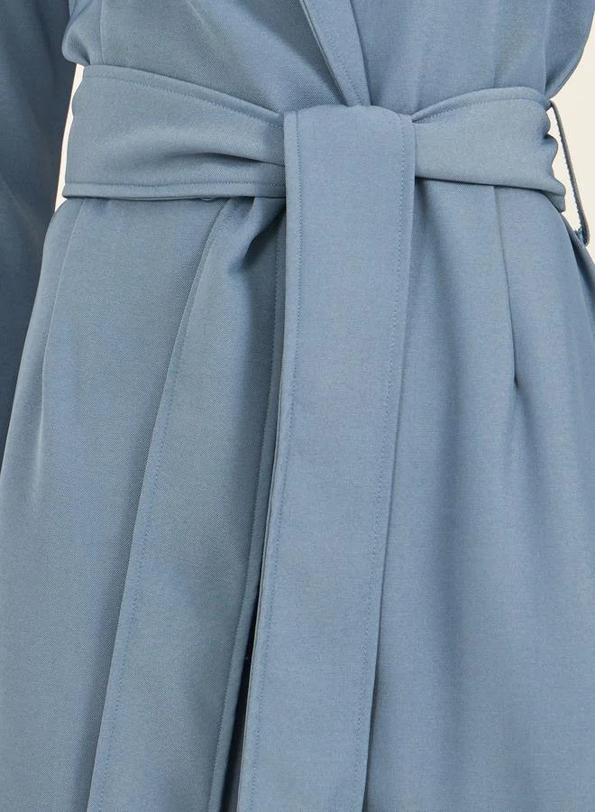 Styli Belted Midi Dress