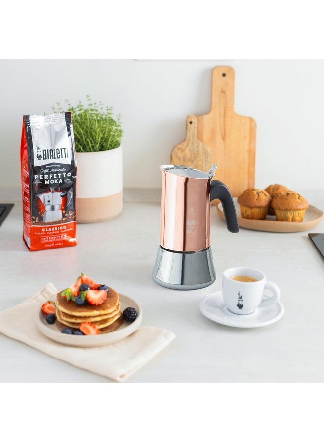 BIALeTTI Bialetti - New Venus Induction, Stovetop Coffee Maker, Suitable for all Types of Hobs, 18/10 Steel, 4 Cups (5.7 Oz), Aluminum, Copper  - Image 5