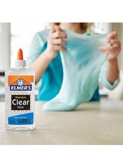 ELMER'S Elmer's Liquid School Glue Clear,Washable, Strong Adhesive for Crafts & School Projects  - 260 ml  - Image 2