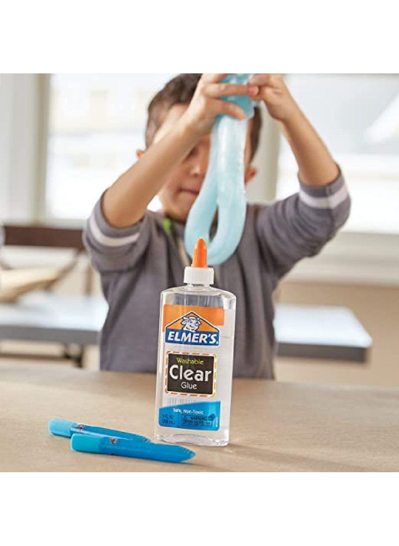 Elmer's Liquid School Glue Clear,Washable, Strong Adhesive for Crafts & School Projects  - 260 ml - Image 5
