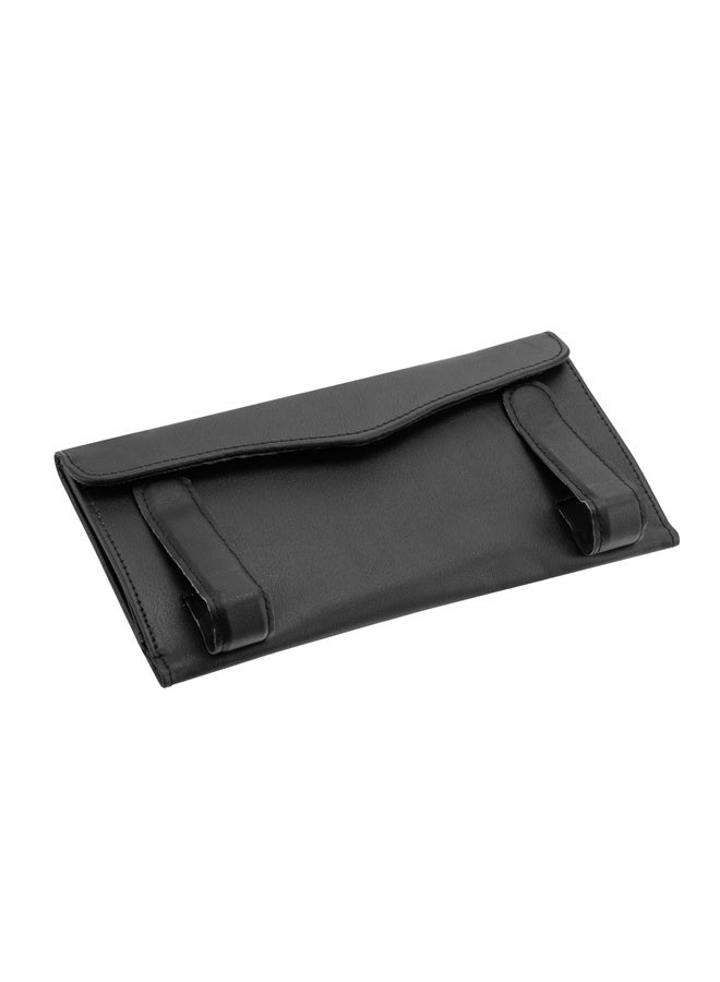 LAWAZIM Car Tissue Holder - Rectangular Tissue Box Cover for Sun Visor, Keeps Car Tidy with Hanging Clip - Car Napkin Storage Organizer for Car and Vehicle (Black) - Image 3