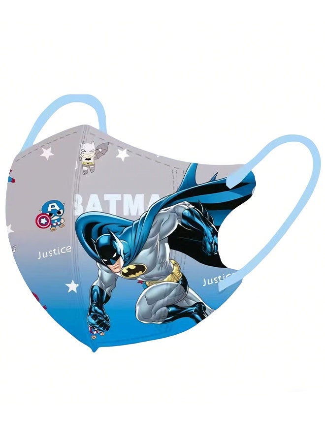 MARVEL Individually Wrapped Kids Disposable Face Mask,50 pcs Masks for Children and Teenagers,3-Layer Cute Unisex Children's Masks - Image 3