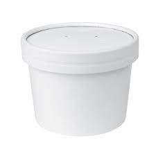 Eco Friendly Recyclable Kraft Soup Bowls  White Disposable Food Cups with Lids  Containers  Soup Cups Great for Restaurants TakeOuts Or Disposable Soup Bowls To Go Lunch 25Pack White 8 oz