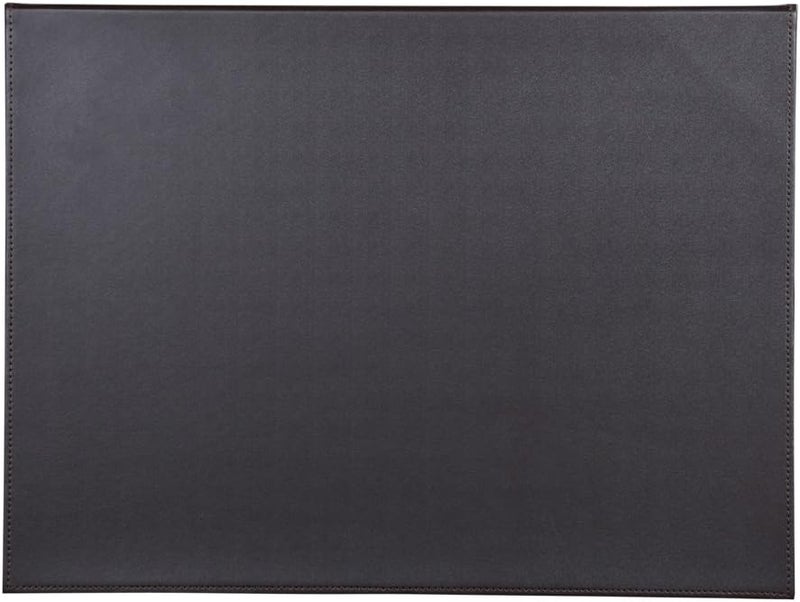 KINGFOM 18''x14'' Large Rectangle A3 Desk Writing & Drawing Desk Pad &Board Table Protector Mat with Paper Clip on Top Brown - Image 2