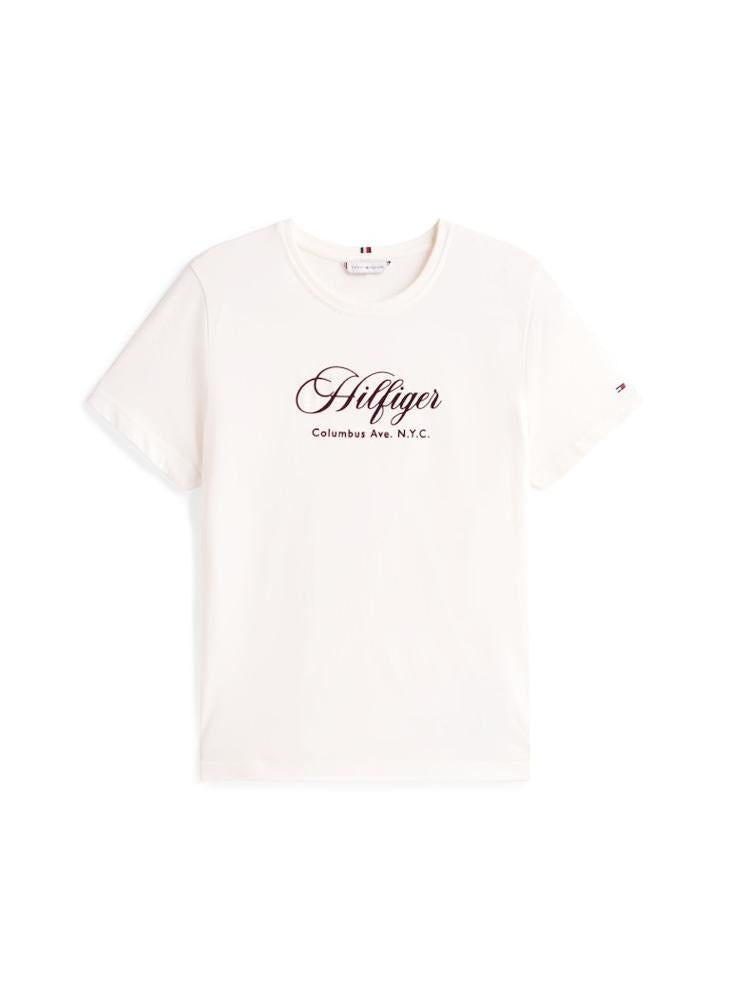 تومي هيلفيغر تي شيرت بياقة دائرية وطبعة جرافيك - Image 5