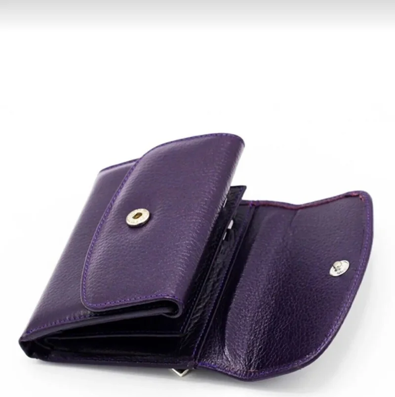 ويست بولو Women's Purple Genuine Leather Wallet