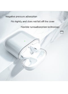 Gasin AirPods Bluetooth Headset Transparent Protective Cover, Shockproof Lock Cover  - Image 2