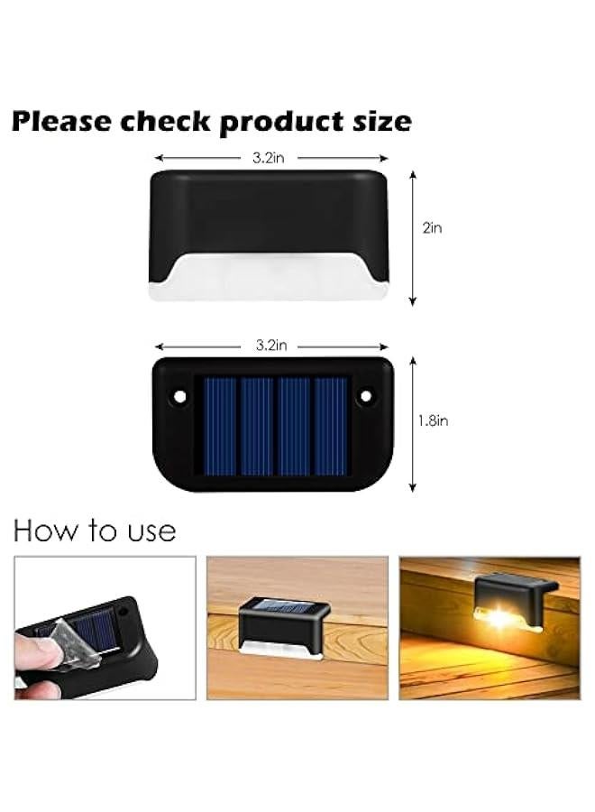 Generic Color Changing Solar Pool Side Lights 4-Pack for Nighttime Swimming Pool Ambiance - Waterproof LED Deck Lights for Outdoor Decor on Stairs, Fence, Yard, Patio, Pathway.  - Image 2