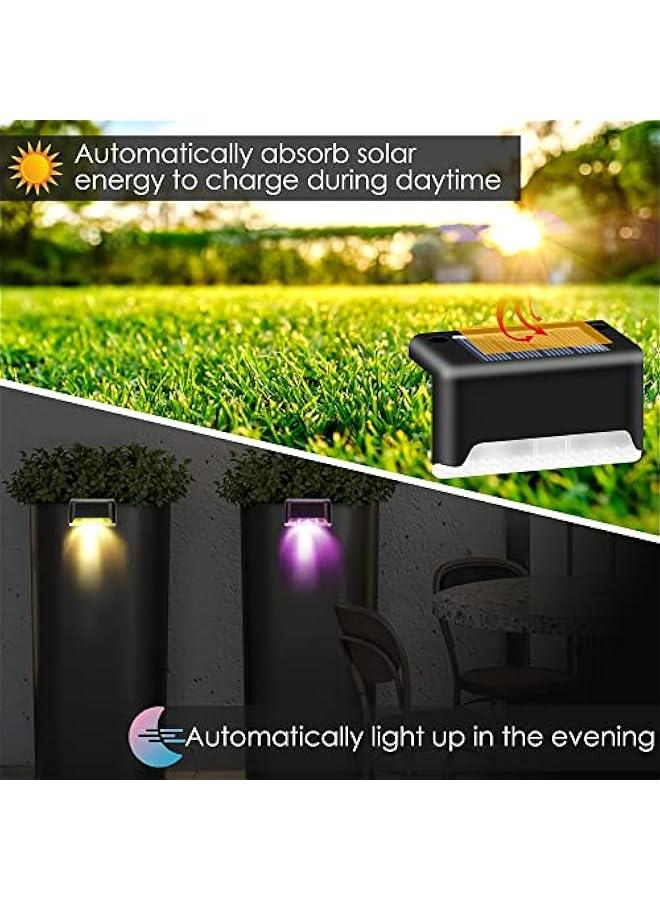 Generic Color Changing Solar Pool Side Lights 4-Pack for Nighttime Swimming Pool Ambiance - Waterproof LED Deck Lights for Outdoor Decor on Stairs, Fence, Yard, Patio, Pathway.  - Image 4