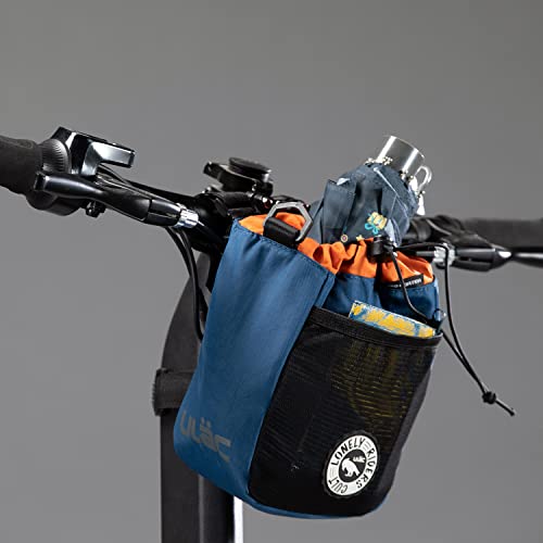 ULAC NEO PORTER C-HOLD Bike Feed Bag for Top Tube, Handlebar, Stem and Saddles (Black-Grey, Large) - Image 3