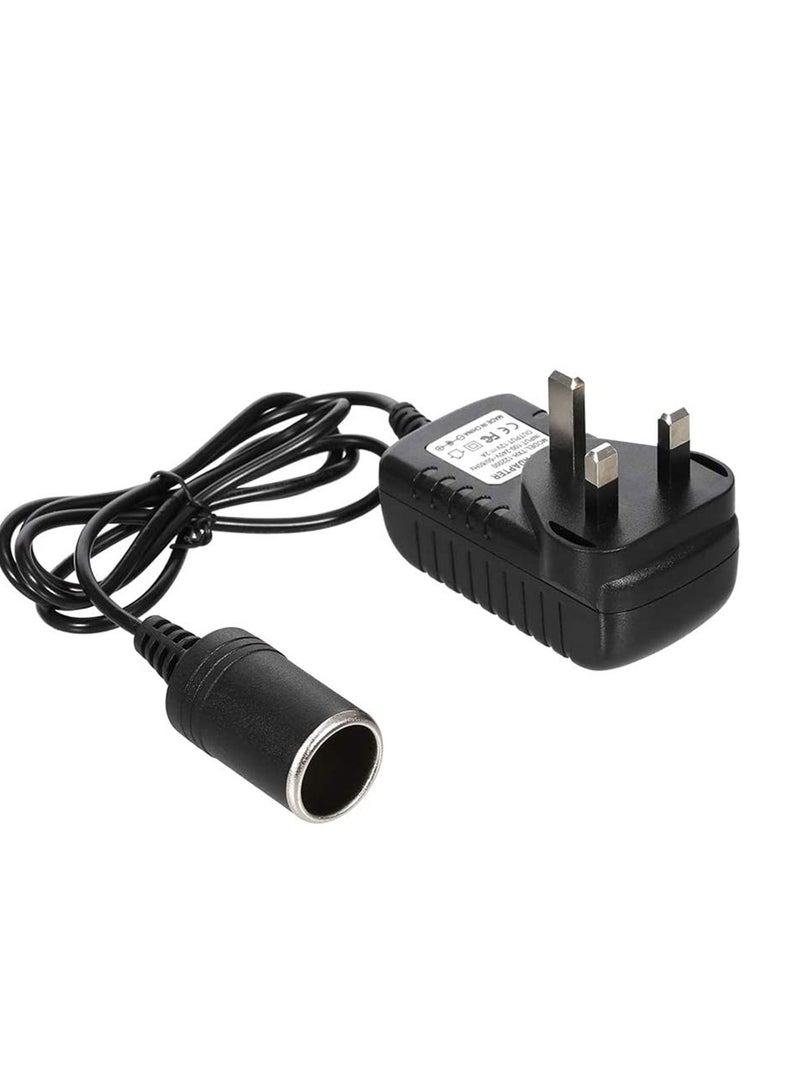 Y&D Ac To Dc Converter Car Power Inverter Converter 240v-12v Lighter Socket Voltage Adapter For Vacuum And Other 12v Devices Uk Plug  - Image 4