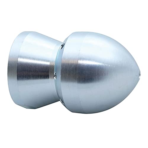 Underhill Drain Blaster Hose Cleaner Nozzle, Sewer Jetter, Washer, High Pressure Hose Attachment Tip, 70 PSI, 3/4-Inch Female Hose Thread Inlet, DN-75 - Image 1