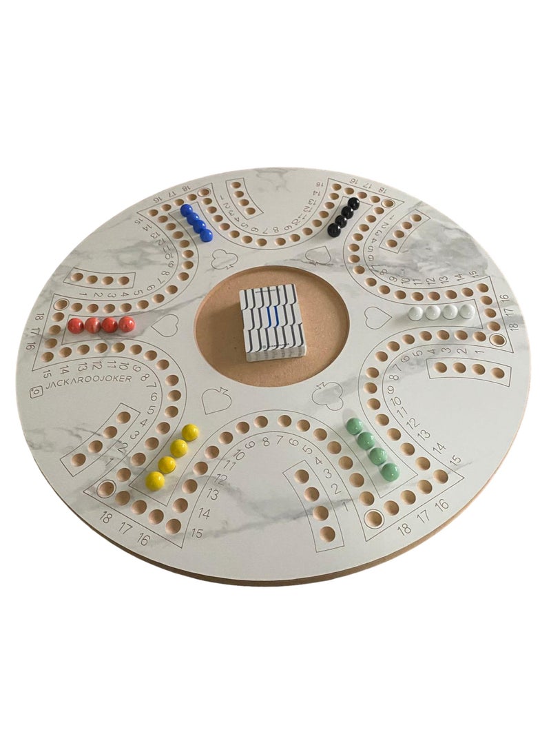 جاكارو جوكر جاكارoo لاعبين مزدوجي الجوانب 4 × 6 مع بطاقات بلاستيكية وكرات - Image 2