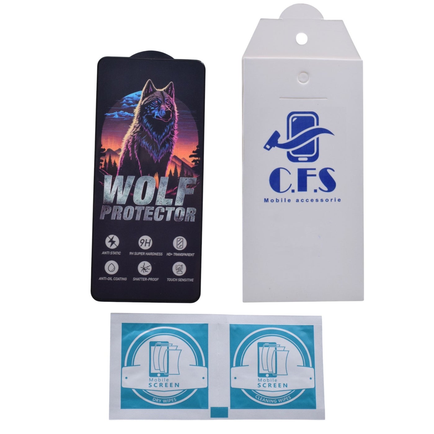 wolf Wolf Glass Screen Protector For Huawei Y7a ZF5C7D5AC3B4E4C09B99BZ