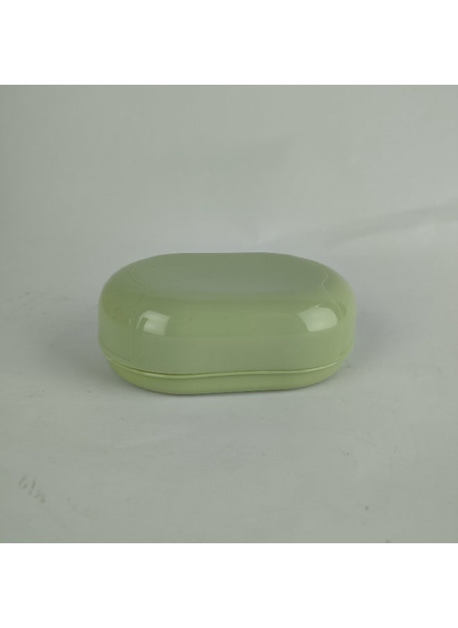 Generic 5-piece travel kit for personal care products, including a bag, comb, loofah, soap dispenser, and a case for toothbrushes and toothpaste.  - Image 4