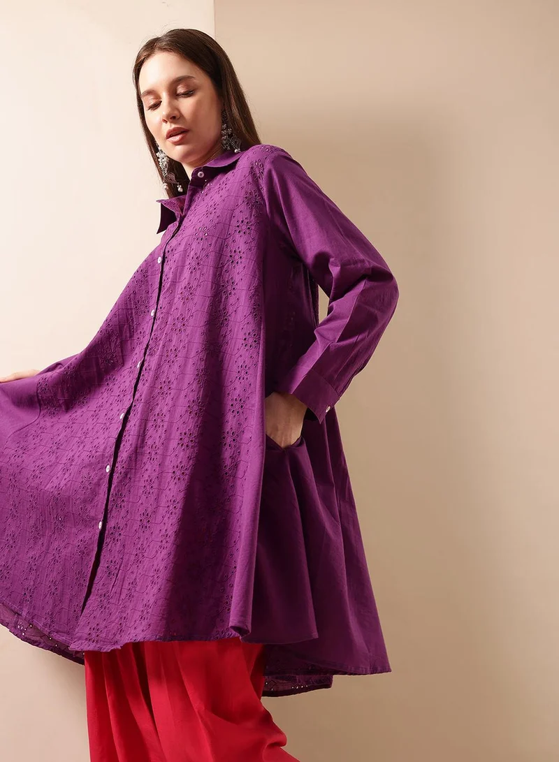 آي شين Graceful Natural A Line Tops