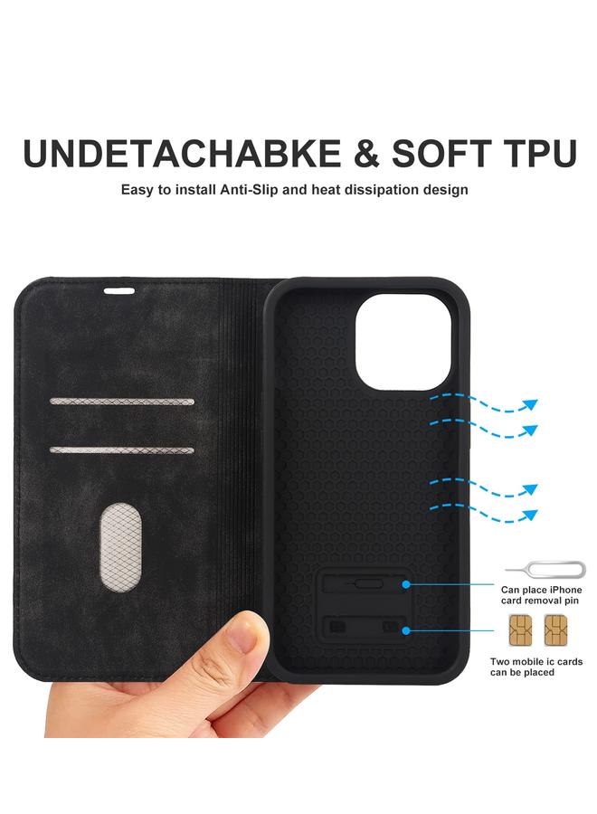 اس-توب جراب هاتف جلدي ماج سيف مع شحن لاسلكي لهاتف iPhone 14 Pro - Image 4