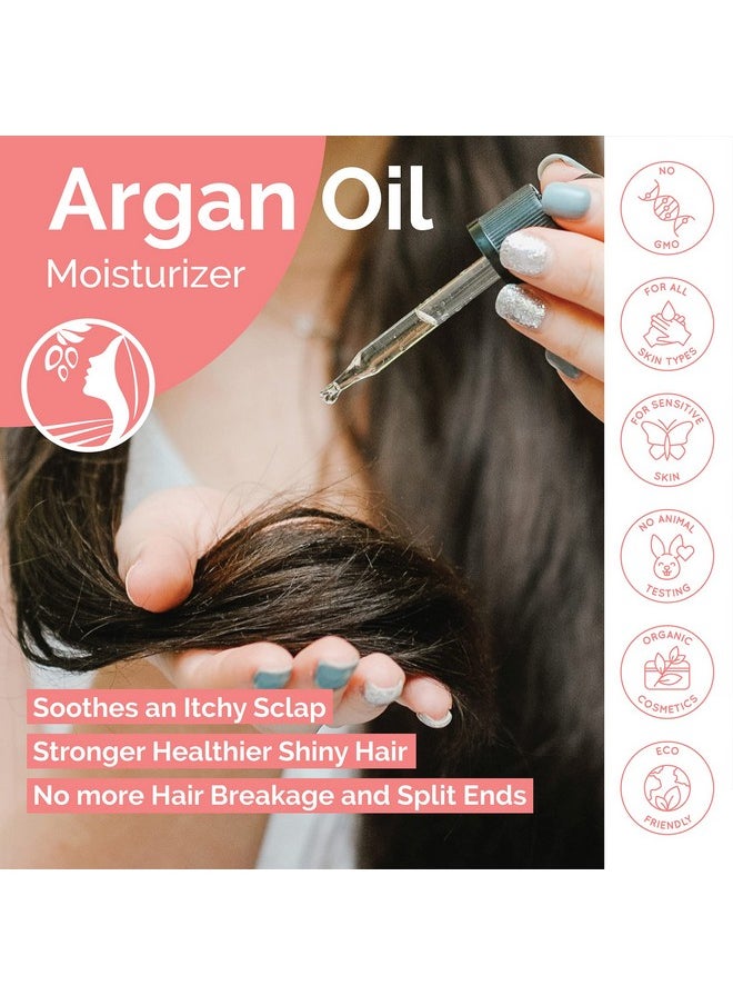 Fatima's Garden - Argan Oil With Jasmine 100% Natural For Face Hair Body Nails Antiaging Moisturizing Coldpressed Softens Clear Skin Strengthens Hair 3.4 Fl Oz / 100Ml - Image 1