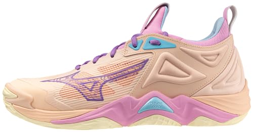 Mizuno Momentum 3 Unisex Sneaker, Peach Bud, 12 US Men - Image 1